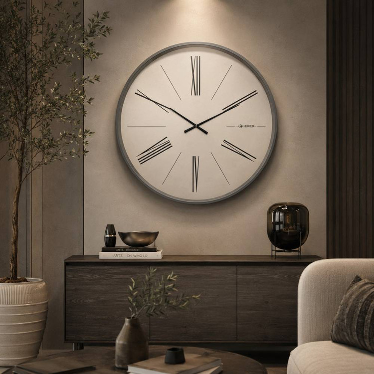 ساعت دیواری HOGER کد 140 طوسی